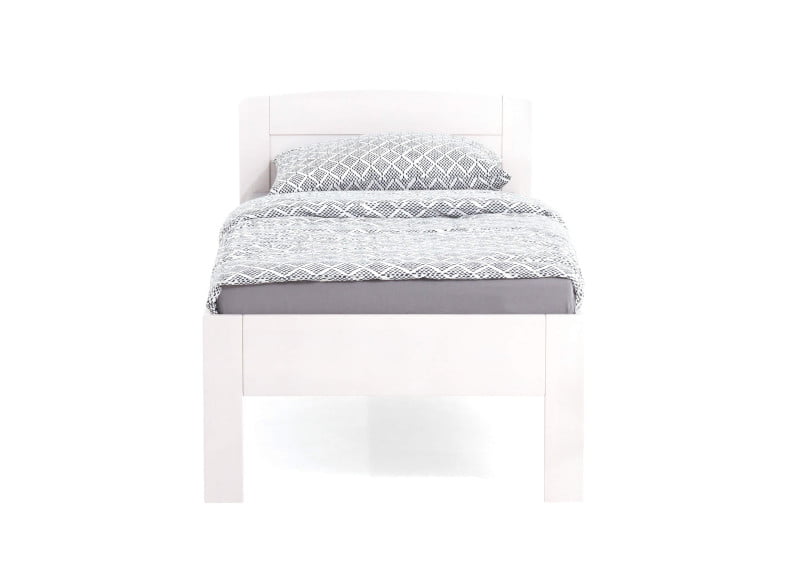 Buche weiß lackiert - Komfortbett Fünf