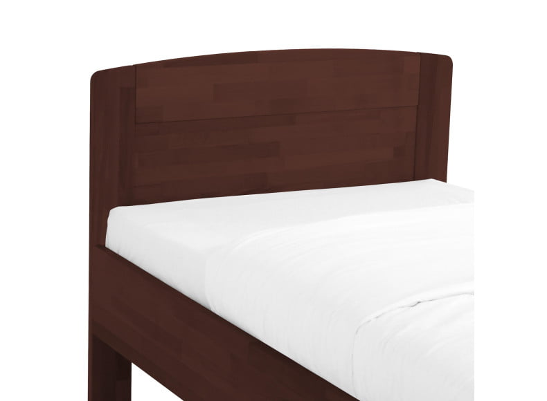 Buche wenge lackiert - Komfortbett Fünf