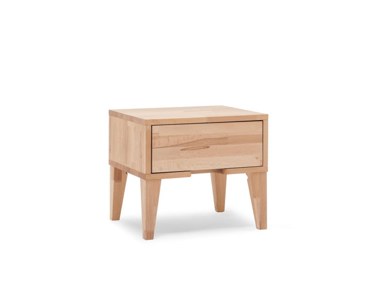 Nachttisch - 1 Schublade - Kernbuche