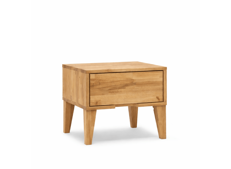 Nachttisch - 1 Schublade - Wildeiche