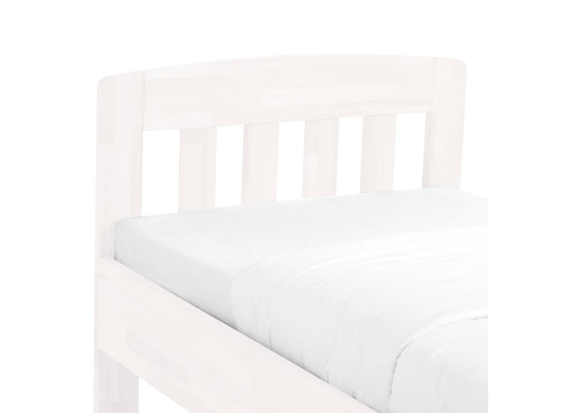 Buche weiß lackiert - Komfortbett Vier