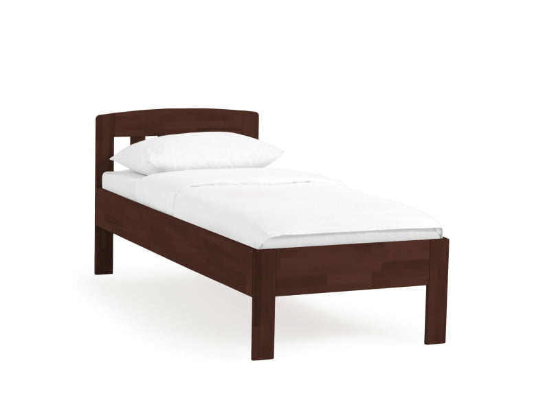 Buche wenge lackiert - Komfortbett Vier