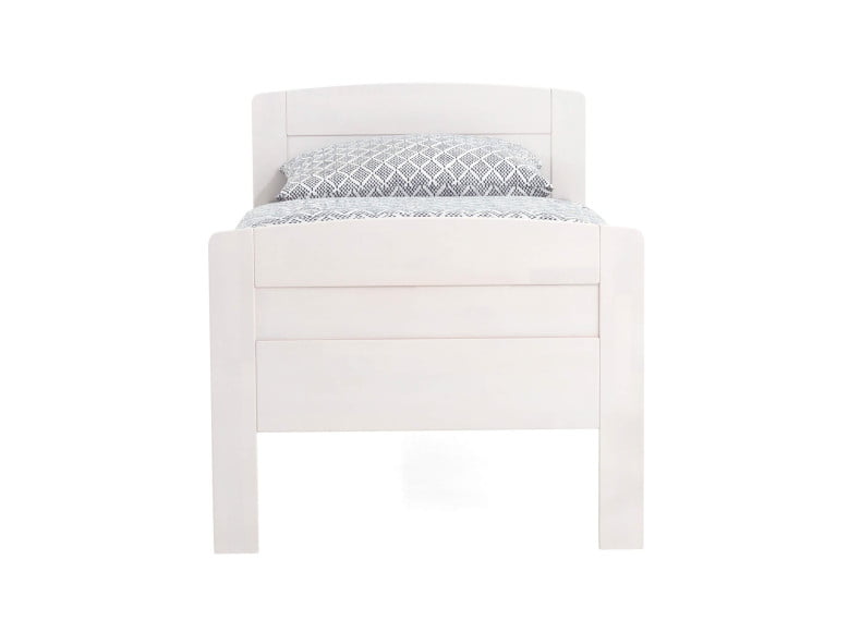 Buche weiß lackiert - Komfortbett Zwei