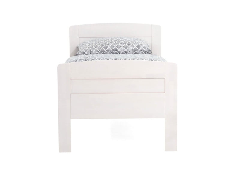 Buche weiß lackiert - Komfortbett Zwei