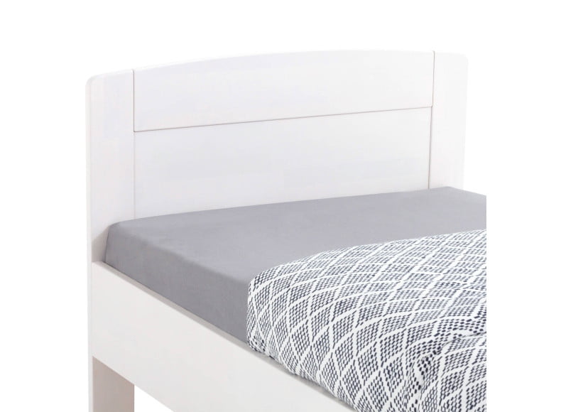 Buche weiß lackiert - Komfortbett Zwei