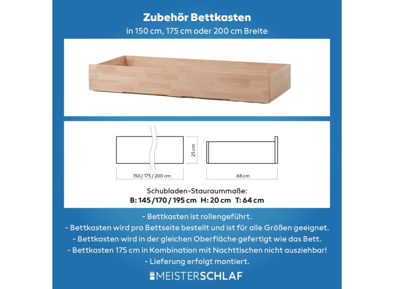 Optional: Bettkasten