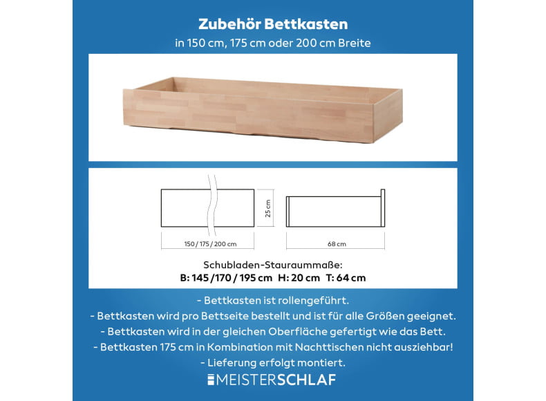 Optional: Bettkasten