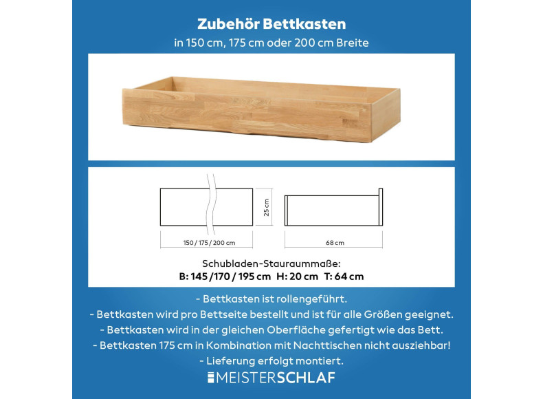 Optional: Bettkasten