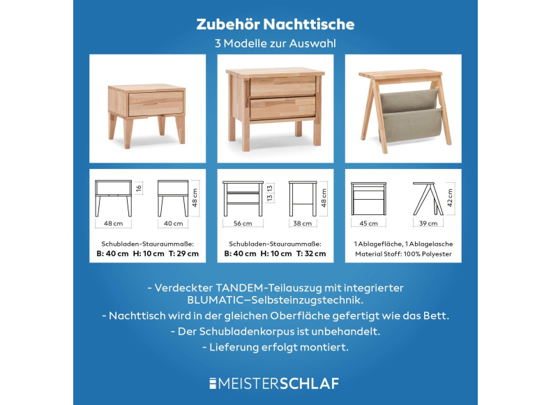 Optional: Nachttische