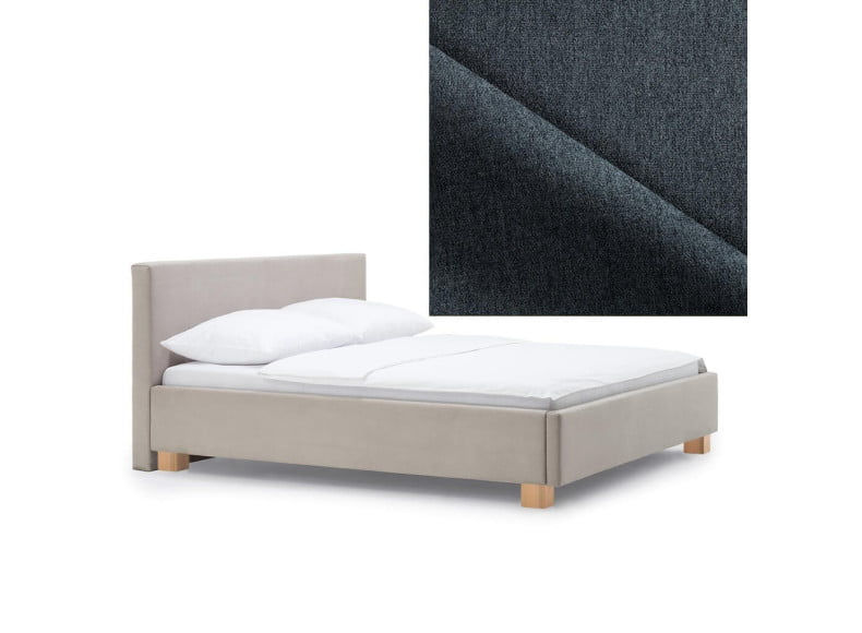 R02 Anthrazitblau Stoff