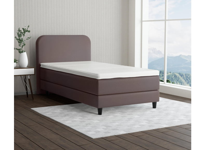 Braun 9075 Loto - 15cm Box,100cm Kopfteil, 12cm Füße