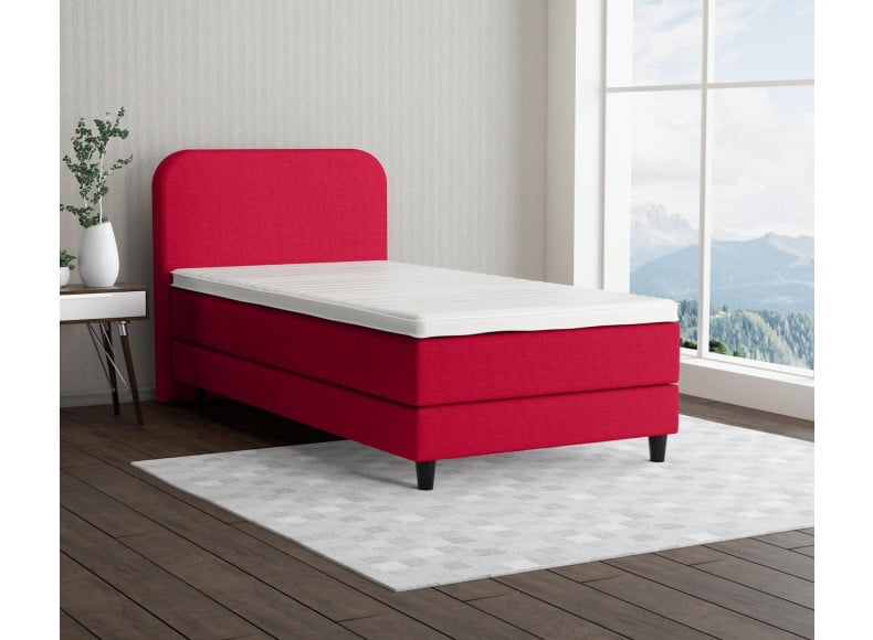 Rot 5579 Tia - 15cm Box,100cm Kopfteil, 12cm Füße