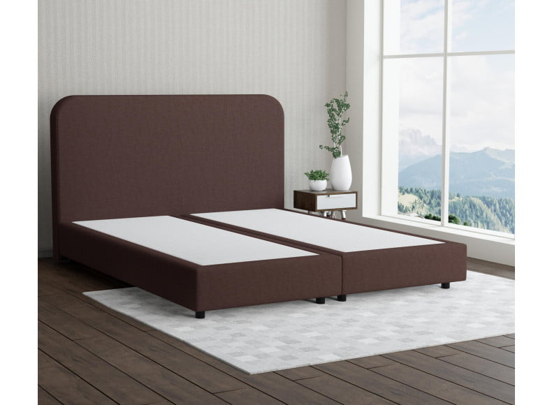 Braun 9912 Tia - 20cm Box,100cm Kopfteil, 6cm Füße - Boxspringbett ohne Matratze