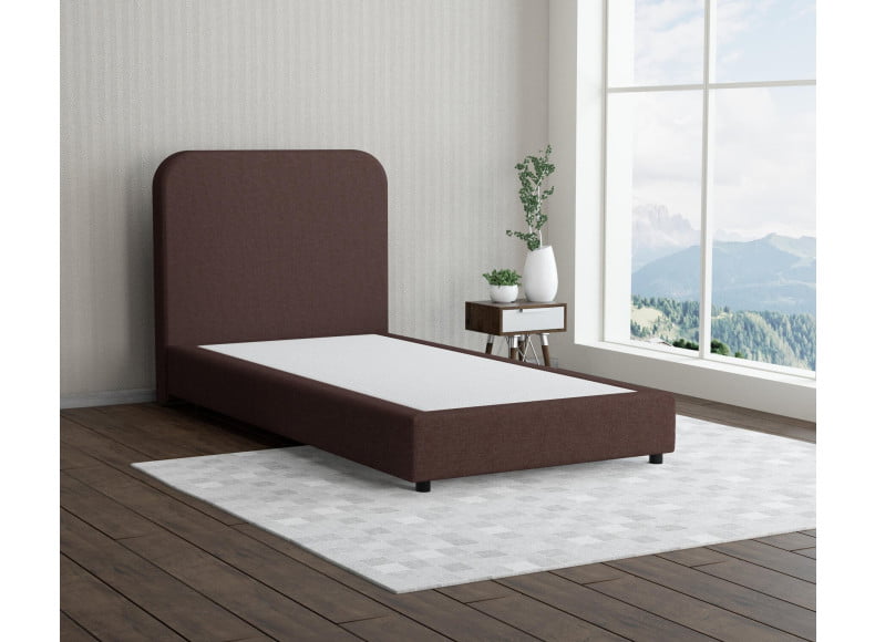 Braun 9912 Tia - 20cm Box,100cm Kopfteil, 6cm Füße - Boxspringbett ohne Matratze