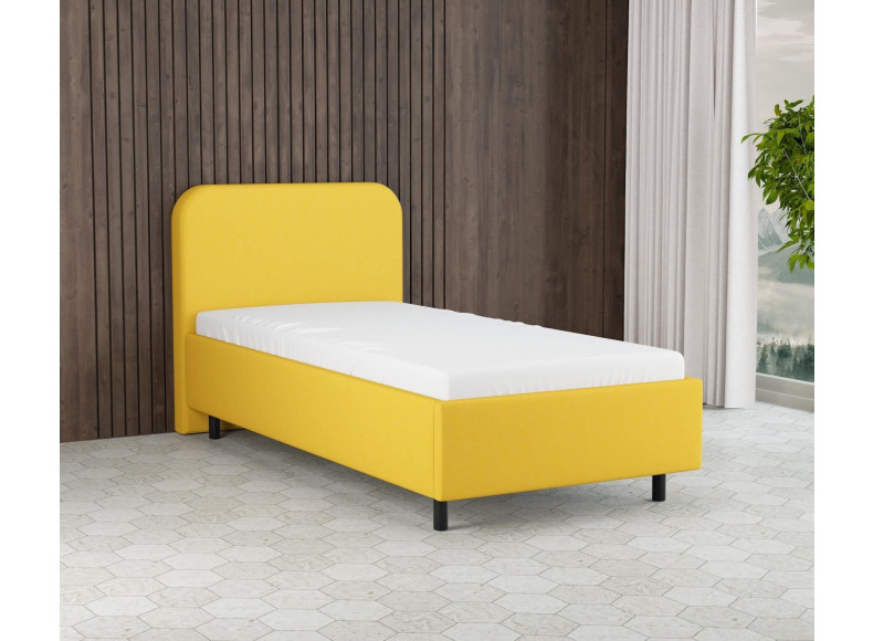 Senfgelb 5569 Tia - 30cm Rahmen,100cm Kopfteil, 12cm Füße