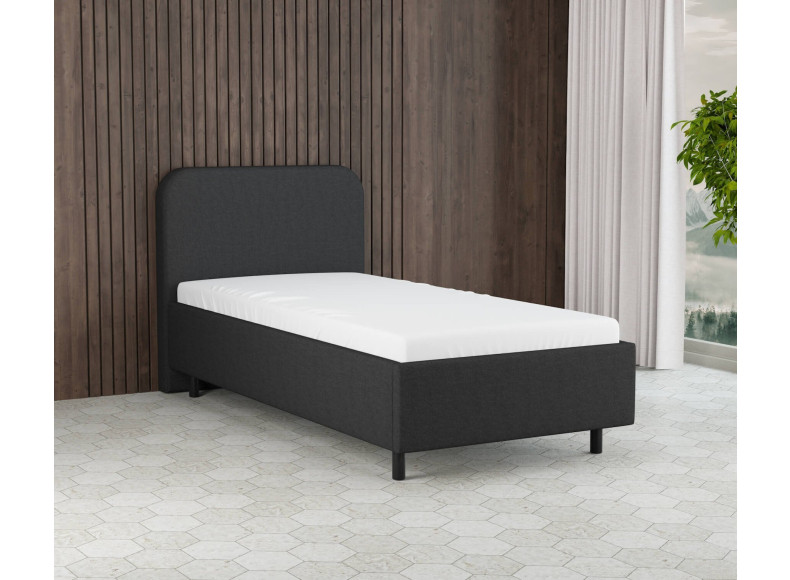 Schwarz 7006 Tia - 30cm Rahmen,100cm Kopfteil, 12cm Füße