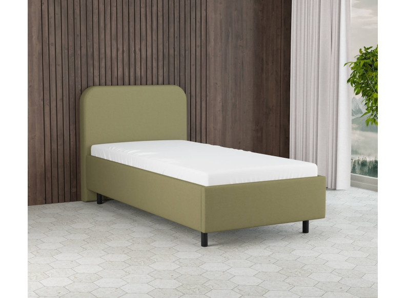 Grüngelb 9636 Tia - 30cm Rahmen,100cm Kopfteil, 12cm Füße