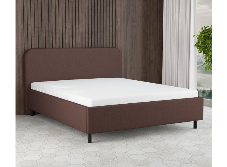 Braun 9912 Tia - 30cm Rahmen,100cm Kopfteil, 12cm Füße - Polsterbett 210x210 cm