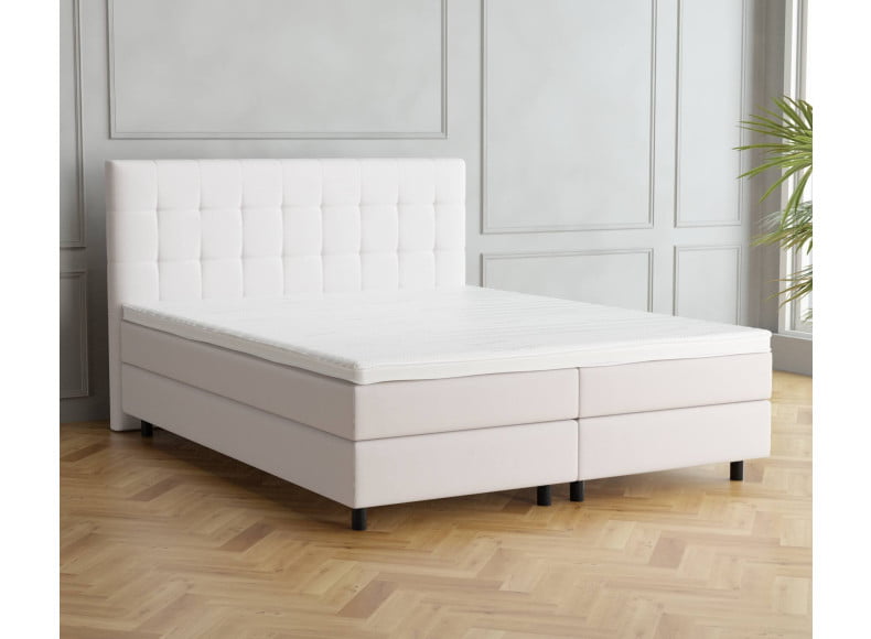 Lichtgrau 9130 Tia - 20cm Box, 110cm Kopfteil, 12cm Füße