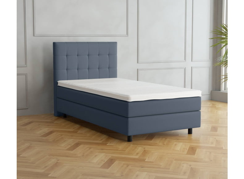 Dunkelgrau 5311 Loto - 20cm Box, 110cm Kopfteil, 12cm Füße