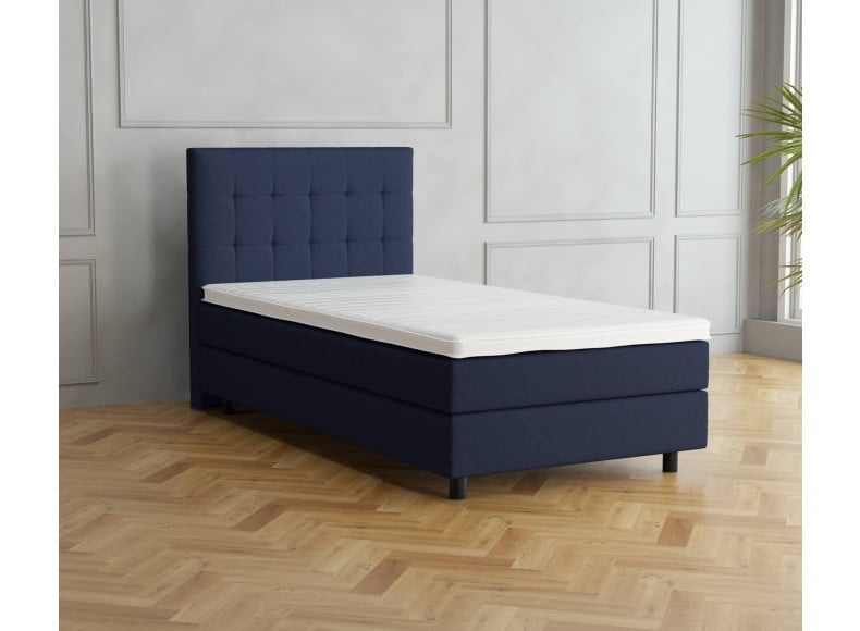 Marineblau 3920 Tia - 20cm Box, 110cm Kopfteil, 12cm Füße