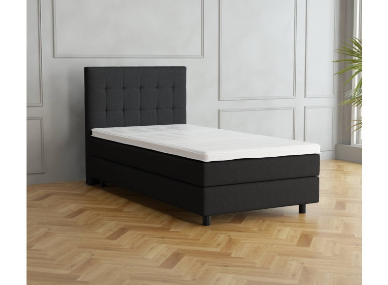 Schwarz 7006 Tia - 20cm Box, 110cm Kopfteil, 12cm Füße