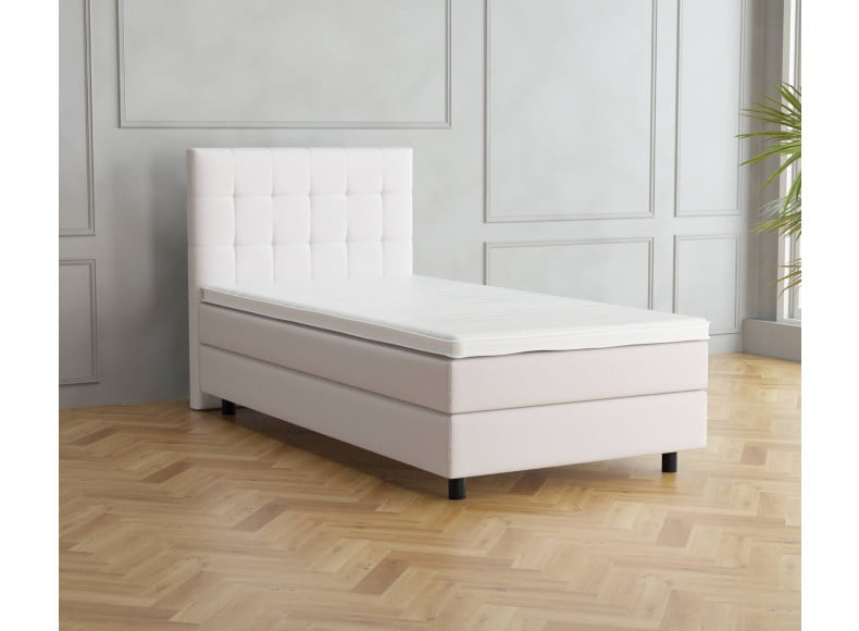 Lichtgrau 9130 Tia - 20cm Box, 110cm Kopfteil, 12cm Füße