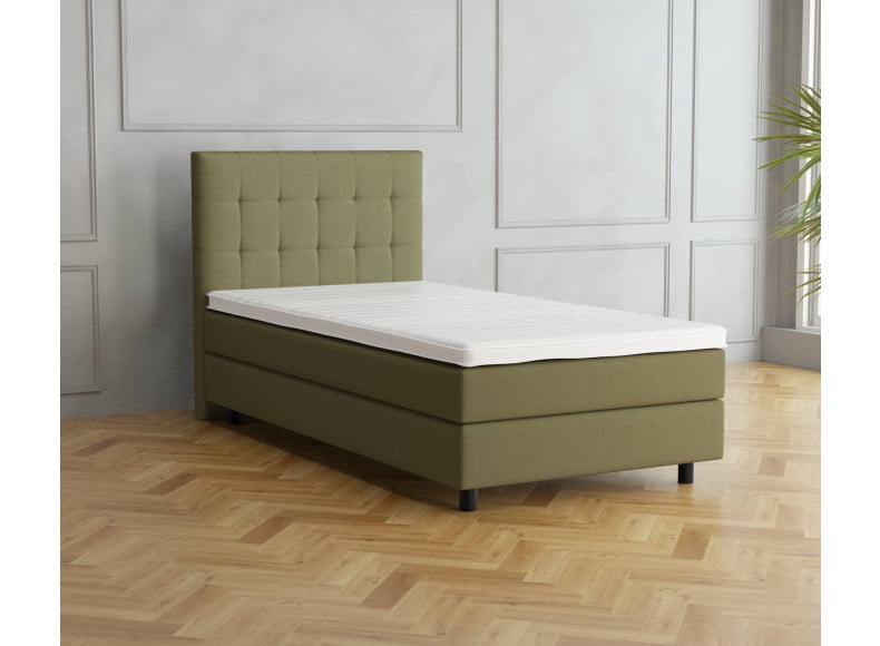 Grüngelb 9636 Tia - 20cm Box, 110cm Kopfteil, 12cm Füße