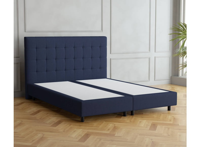 Marineblau 3920 Tia - 20cm Box, 110cm Kopfteil, 12cm Füße