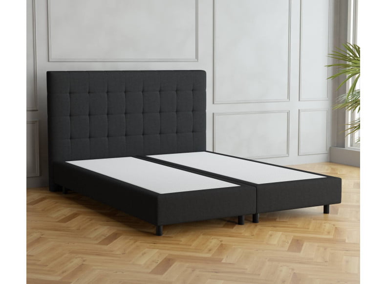 Schwarz 7006 Tia - 20cm Box, 110cm Kopfteil, 12cm Füße