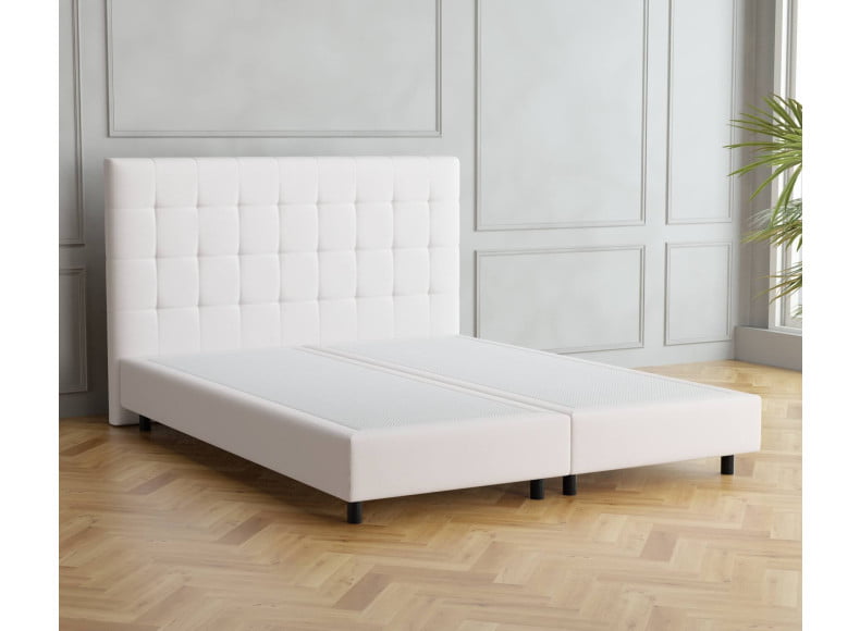 Lichtgrau 9130 Tia - 20cm Box, 110cm Kopfteil, 12cm Füße