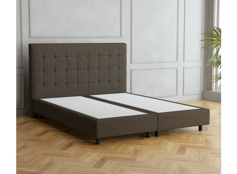 Taupe 18-72 Woolyun - 20cm Box, 110cm Kopfteil, 12cm Füße