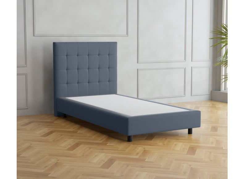 Dunkelgrau 5311 Loto - 20cm Box, 110cm Kopfteil, 12cm Füße