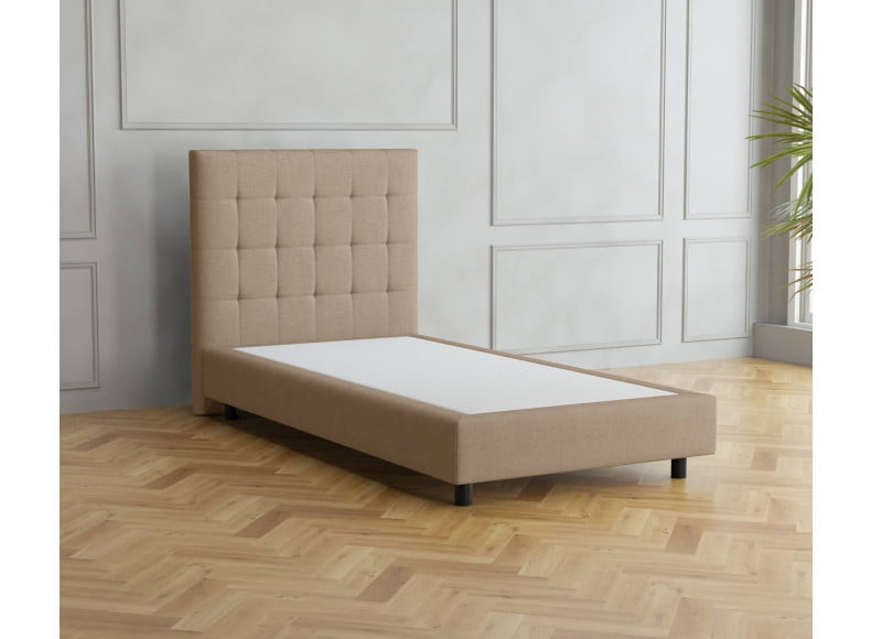 Beige 3315 Tia - 20cm Box, 110cm Kopfteil, 12cm Füße