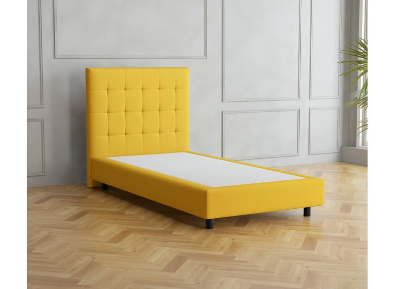 Senfgelb 5569 Tia - 20cm Box, 110cm Kopfteil, 12cm Füße