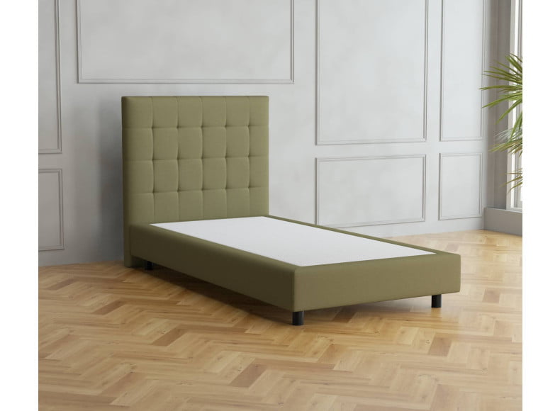 Grüngelb 9636 Tia - 20cm Box, 110cm Kopfteil, 12cm Füße