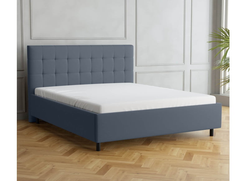 Dunkelgrau 5311 Loto - 30cm Rahmen, 110cm Kopfteil, 12cm Füße