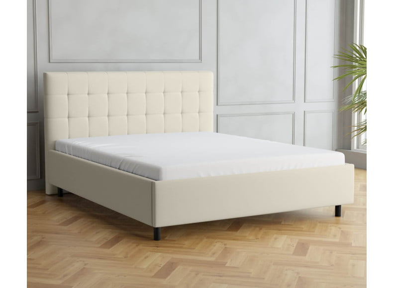 Beige 793 Loto - 30cm Rahmen, 110cm Kopfteil, 12cm Füße