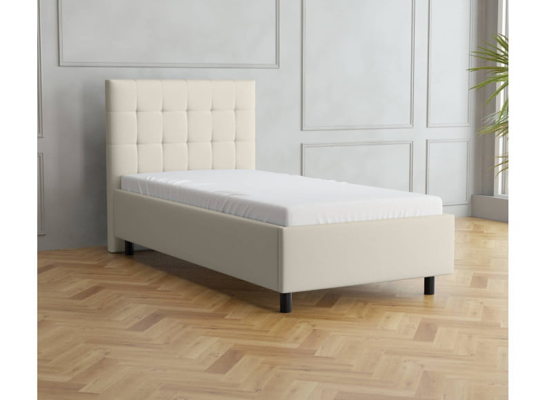 Beige 793 Loto - 30cm Rahmen, 110cm Kopfteil, 12cm Füße