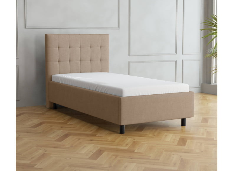 Beige 3315 Tia - 30cm Rahmen, 110cm Kopfteil, 12cm Füße