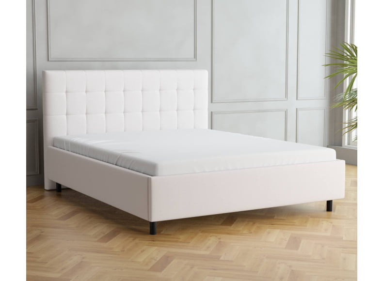 Lichtgrau 9130 Tia - 30cm Rahmen, 110cm Kopfteil, 12cm Füße