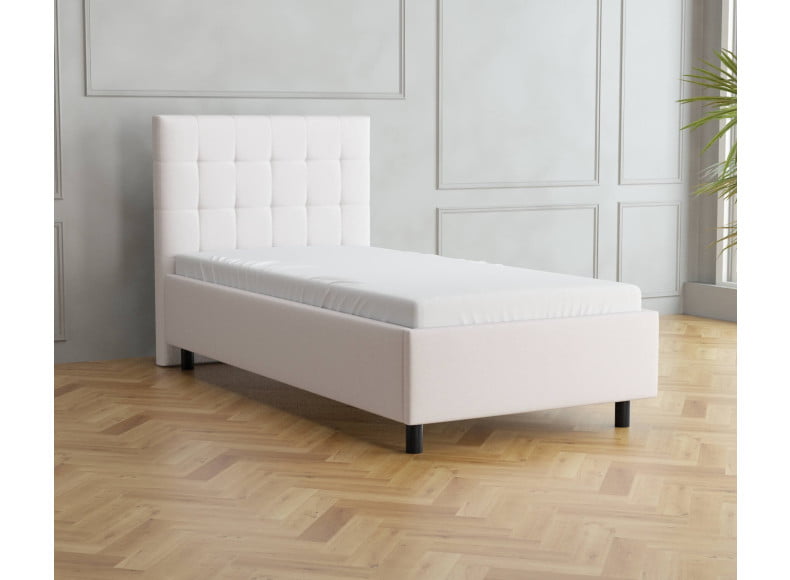 Lichtgrau 9130 Tia - 30cm Rahmen, 110cm Kopfteil, 12cm Füße