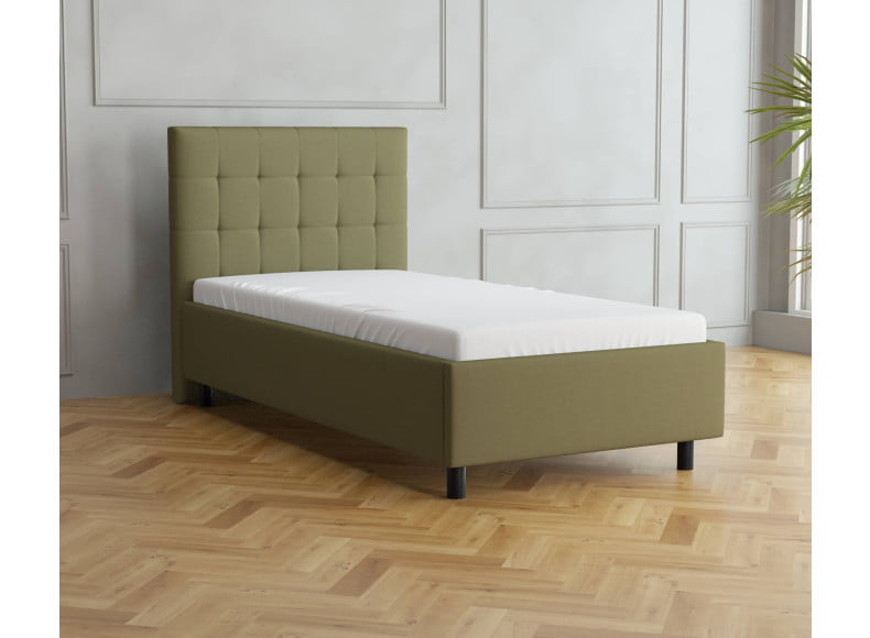 Grüngelb 9636 Tia - 30cm Rahmen, 110cm Kopfteil, 12cm Füße