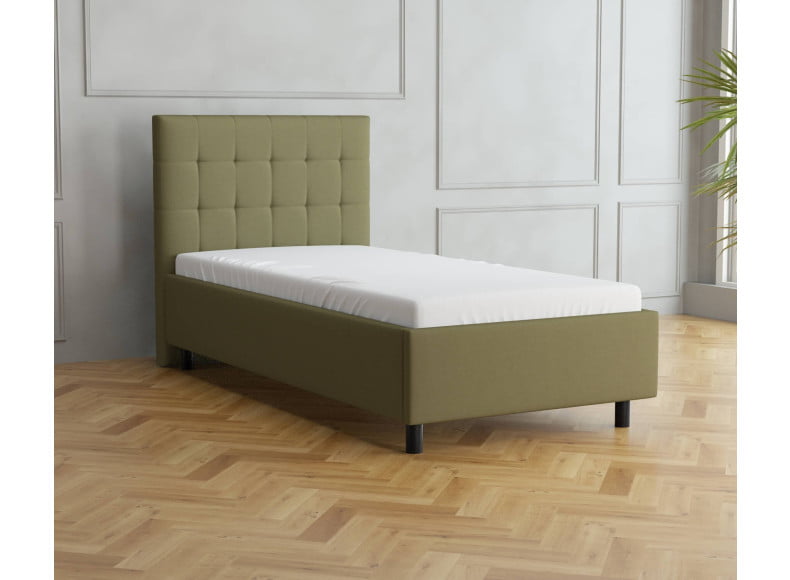 Grüngelb 9636 Tia - 30cm Rahmen, 110cm Kopfteil, 12cm Füße