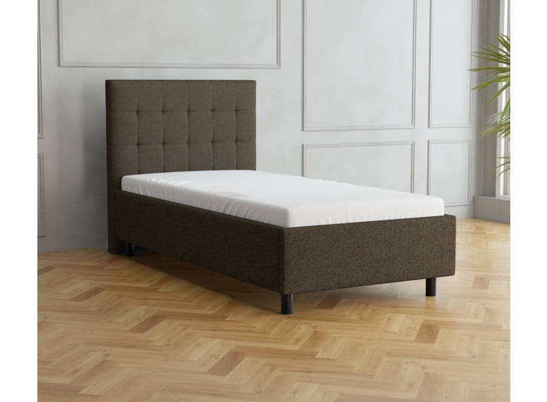 Taupe 18-72 Woolyun - 30cm Rahmen, 110cm Kopfteil, 12cm Füße