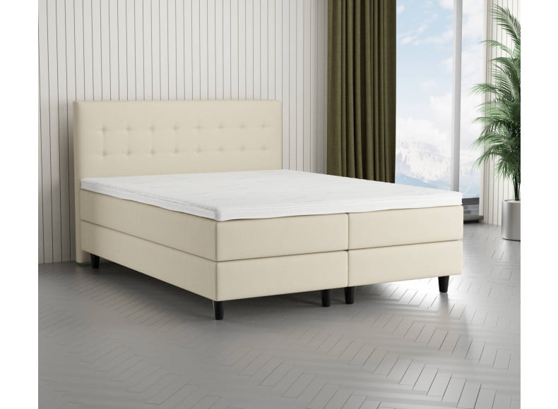 Ecru 135-135 Woolyun - 110cm Kopfteil - 20cm TTFK Box - 12cm Füße
