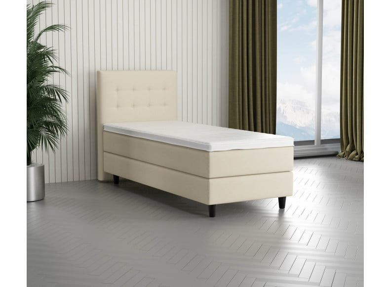 Ecru 135-135 Woolyun - 110cm Kopfteil - 20cm TTFK Box - 12cm Füße