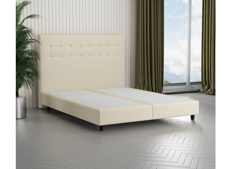 Ecru 135-135 Woolyun - 110cm Kopfteil - 20cm TTFK Box - 12cm Füße