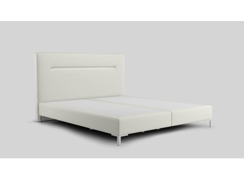 Kunstleder Sinsole 010 (Abb. Kopfteil 110cm, Boxspring 20cm, Füße 12cm)