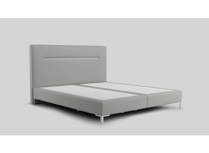 Kunstleder Sinsole 019 (Abb. Kopfteil 110cm, Boxspring 20cm, Füße 12cm)